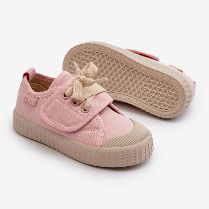 Children's sneakers HI-POLY System Big Star NN374019 Pink