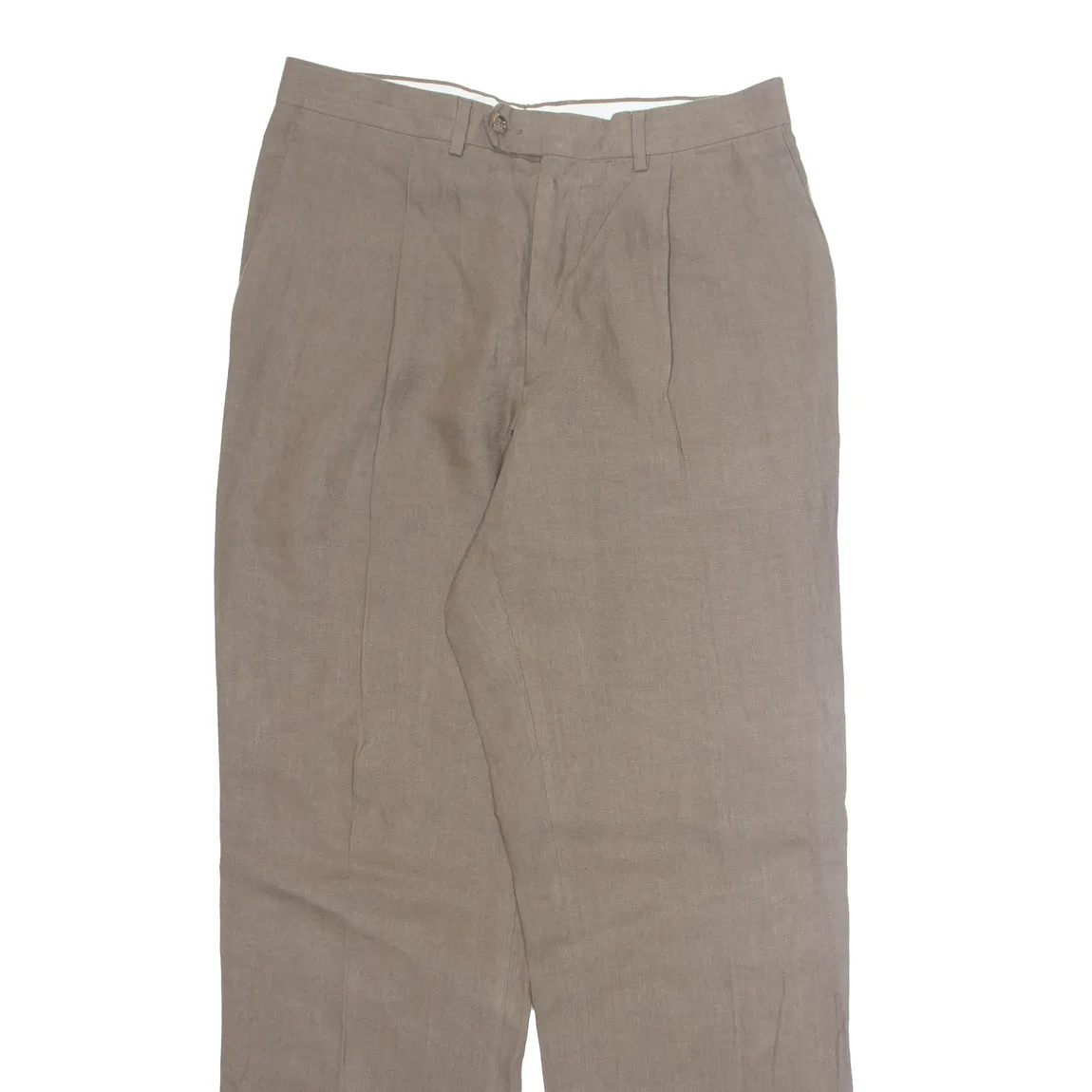 Chino Workwear Mens Trousers Brown Regular Straight W30 L31