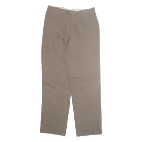 Chino Workwear Mens Trousers Brown Regular Straight W30 L31