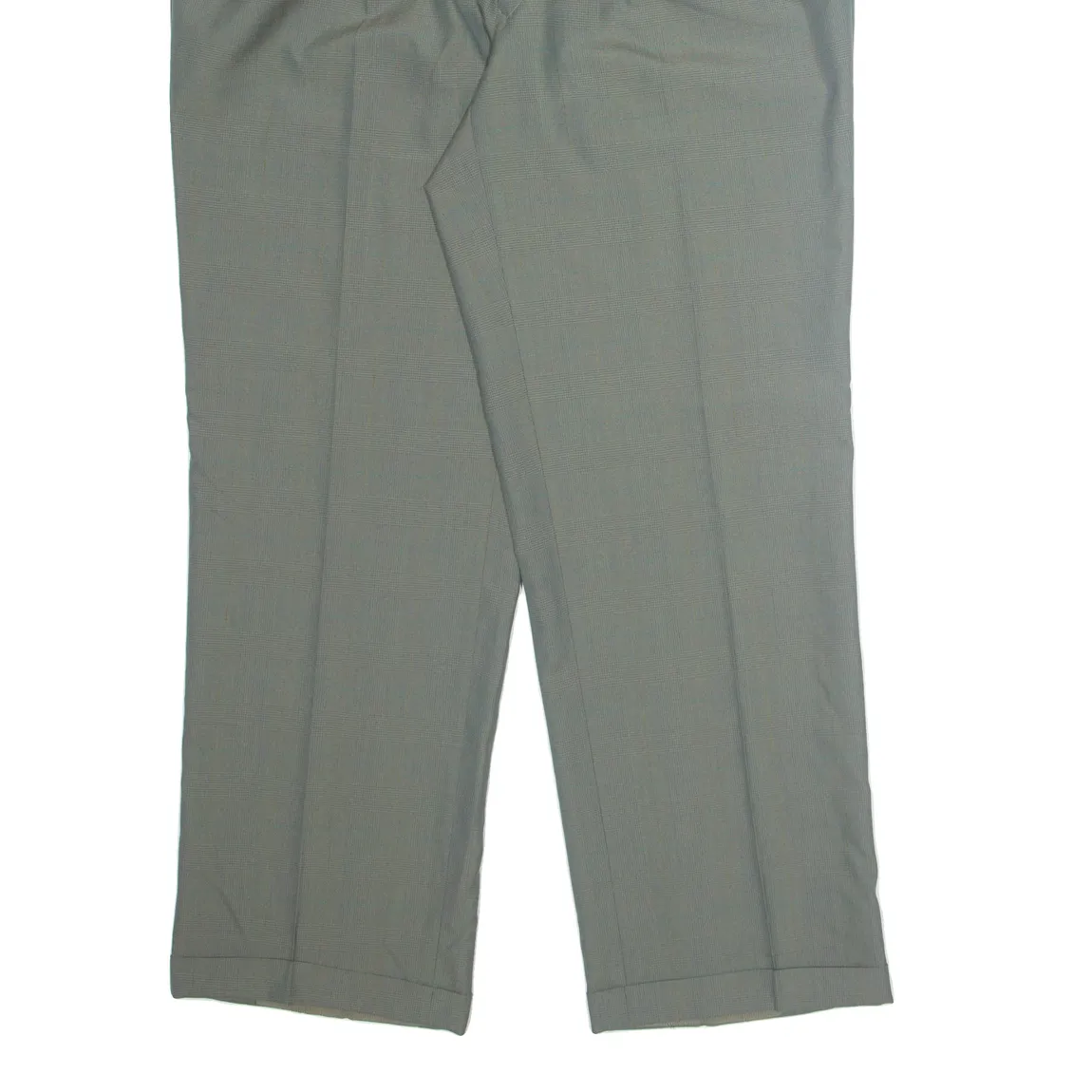 Chino Workwear Mens Trousers Green Regular Straight W34 L29