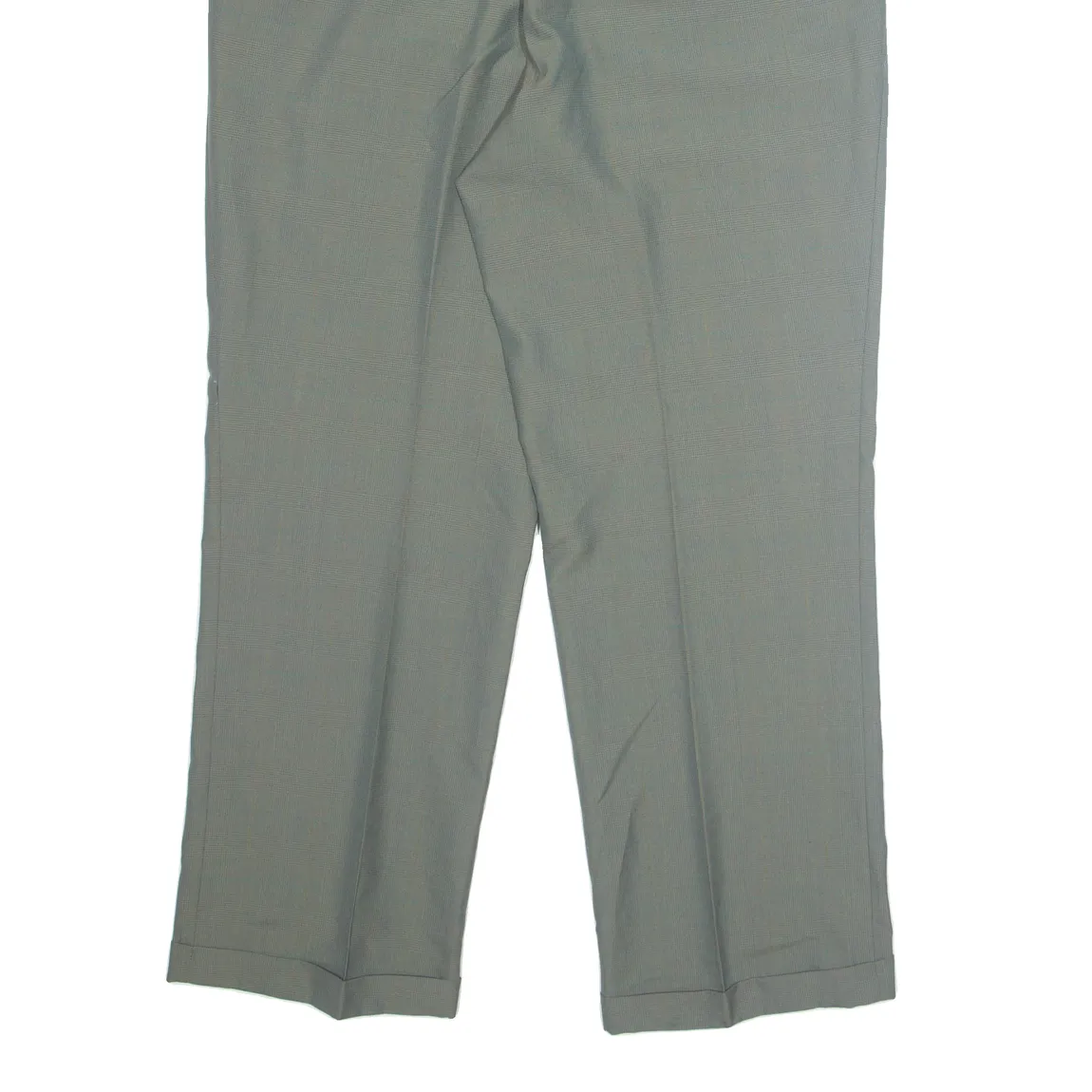 Chino Workwear Mens Trousers Green Regular Straight W34 L29