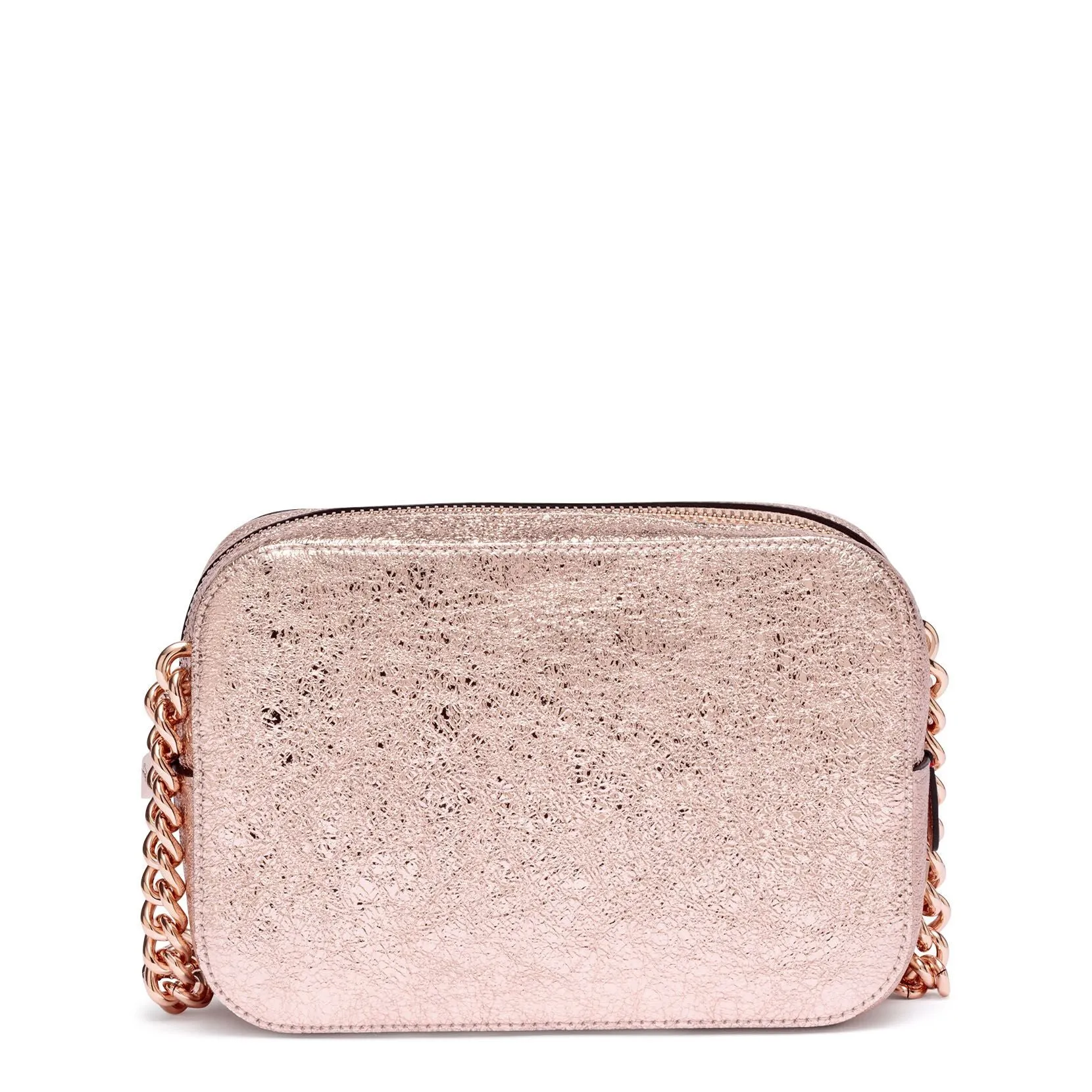 Christian Louboutin Rubylou mini rose gold leather bag