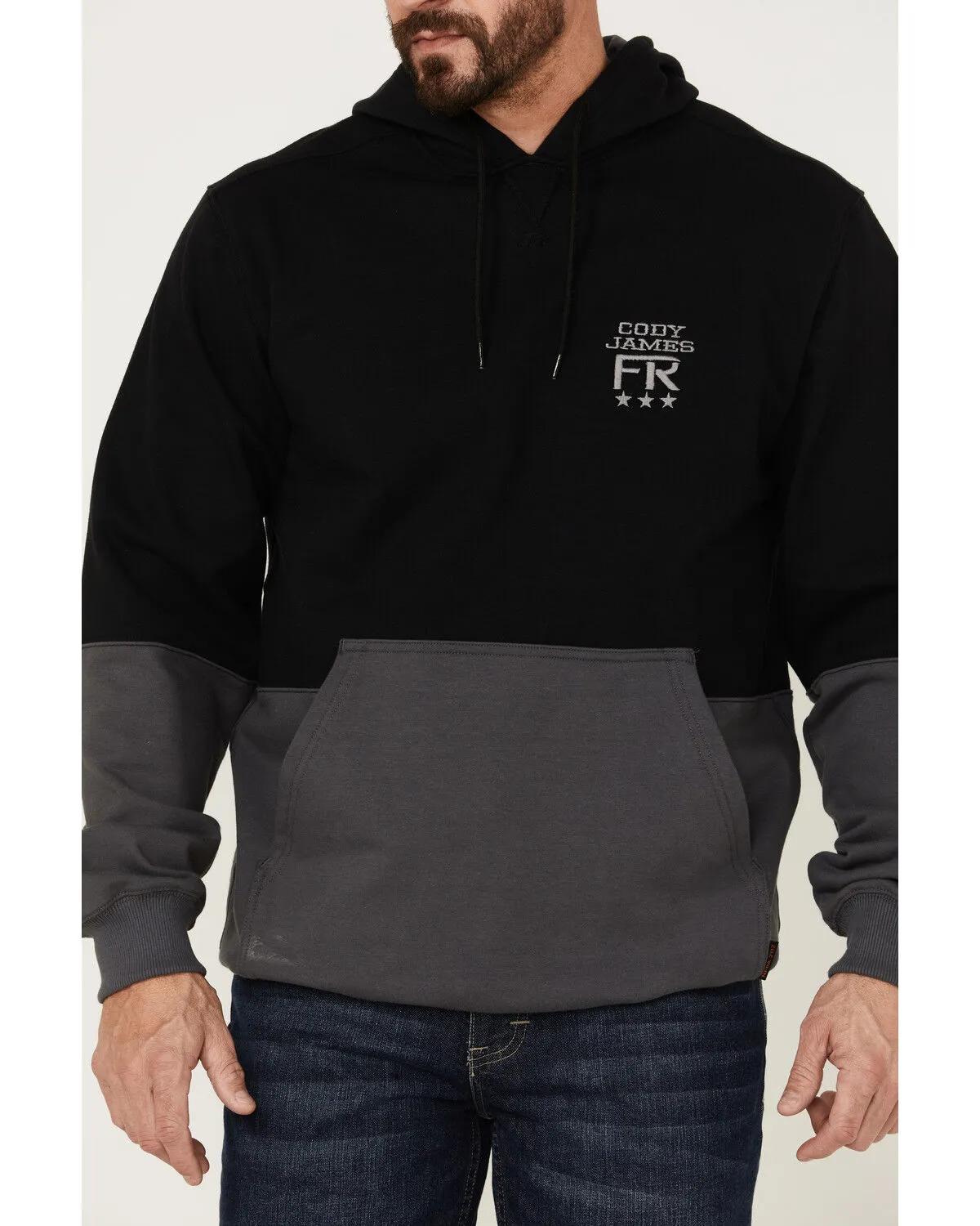 Cody James Men's FR Fleece Solid Hooded Work Sweatshirt