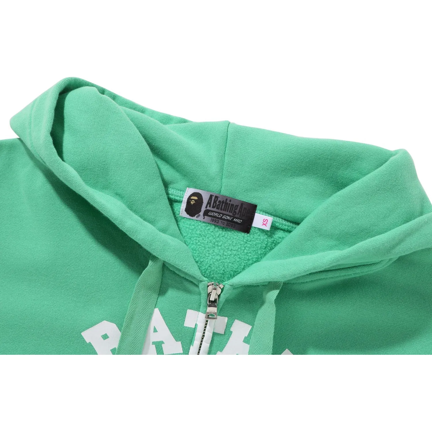 COLLEGE GRADATION OVERSIZED ZIP HOODIE LADIES