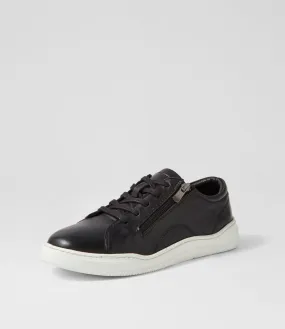 COLORADO Skylur Black White Leather Sneakers