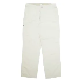 COLUMBIA Mens Trousers Cream Regular Straight W34 L32