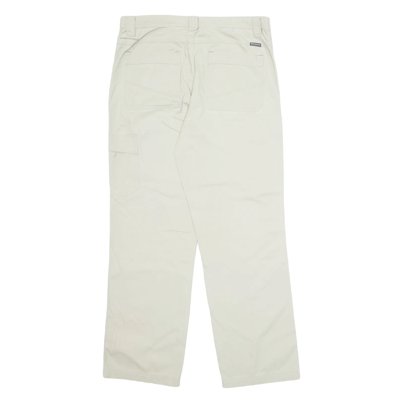 COLUMBIA Mens Trousers Cream Regular Straight W34 L32