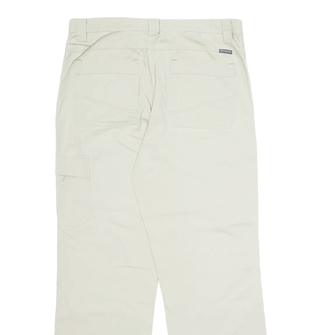 COLUMBIA Mens Trousers Cream Regular Straight W34 L32