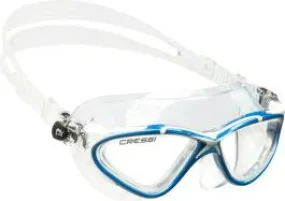 Cressi Planet Swim Goggles - Clear / Blue