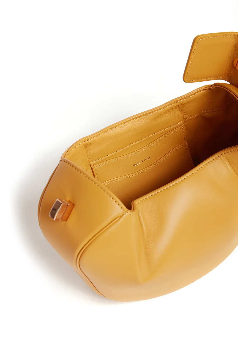 Demi Bag in Golden Birch Nappa Leather