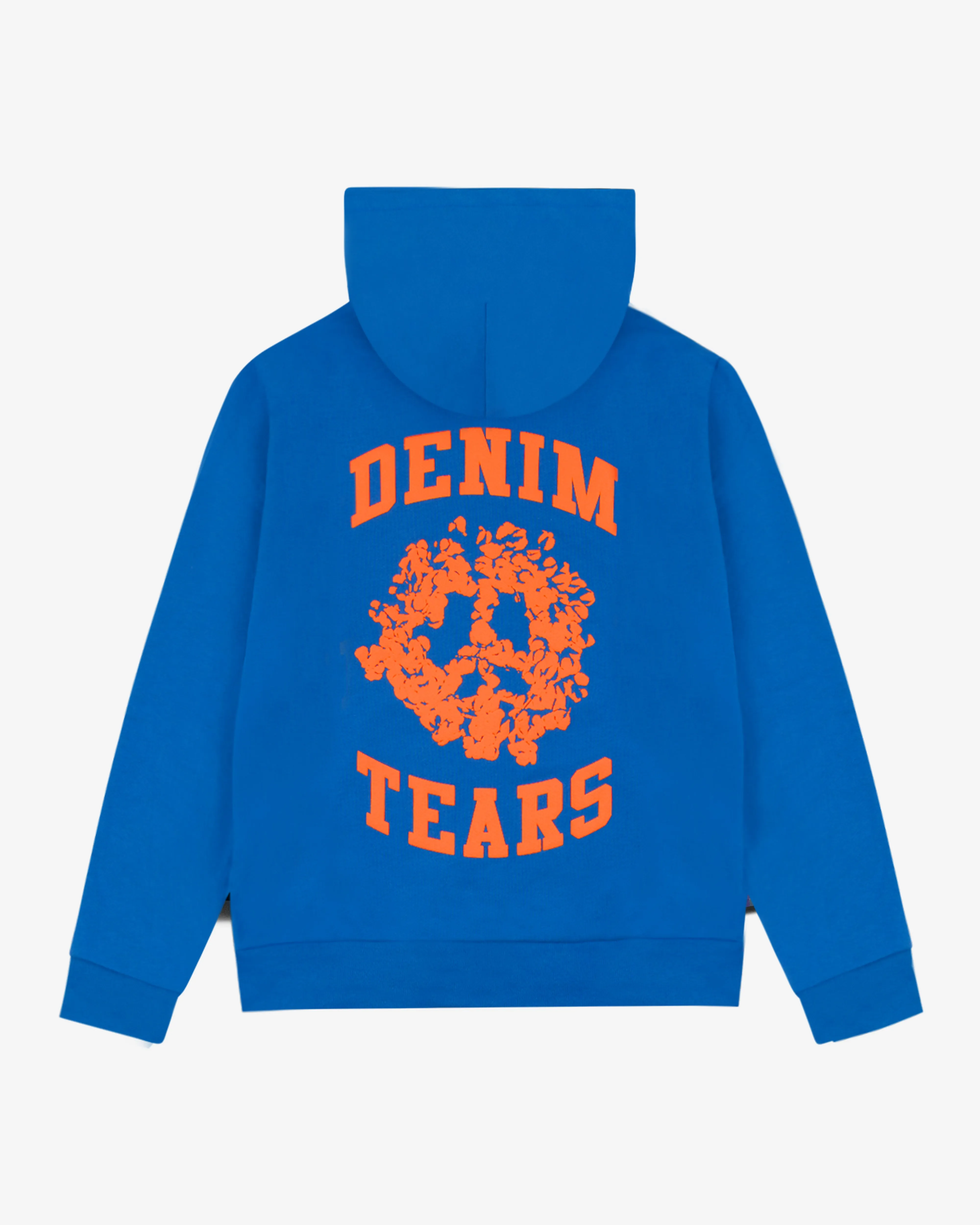 Denim Tears Men's Denim University Zip Hoodie  Royal Blue