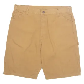 DICKIES Cargo Carpenter Mens Workwear Shorts Brown XL W38