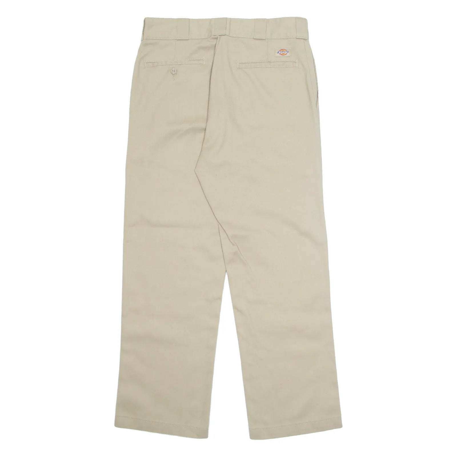 DICKIES Chino Mens Trousers Beige Regular Straight W32 L30