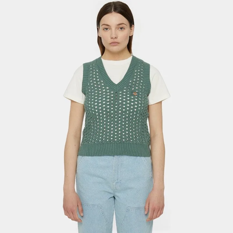 Dickies INGALLS KNITTED VEST WOMAN FOREST