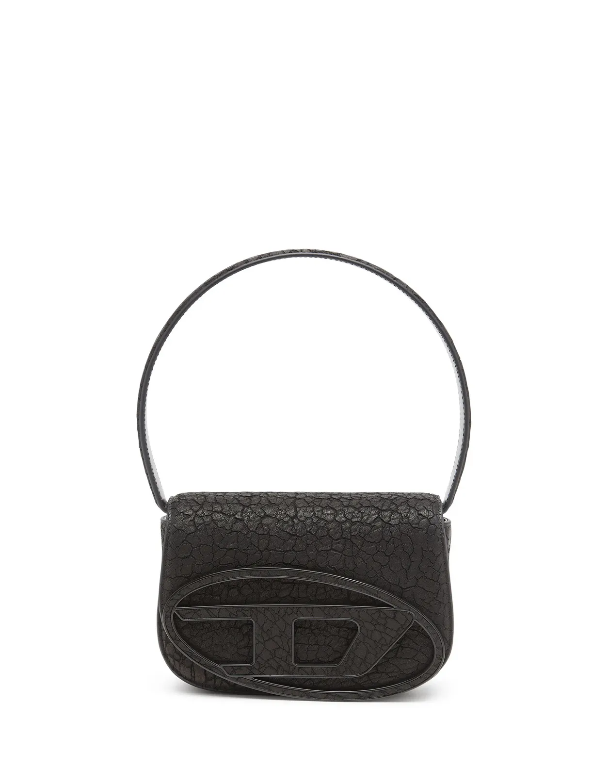 DIESEL 1DR Bag In Arid Black Leather