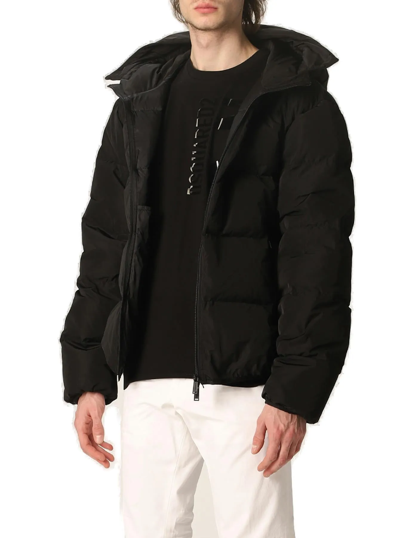 Dsquared2 Hooded Straight-Hem Padded Jacket