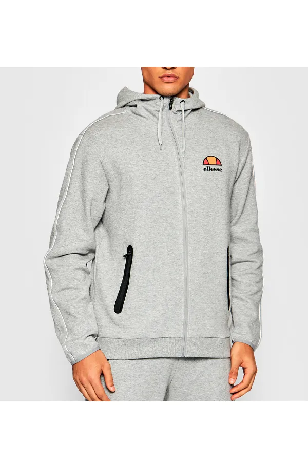 Ellesse Ornari Full Zip Hoodie Grey