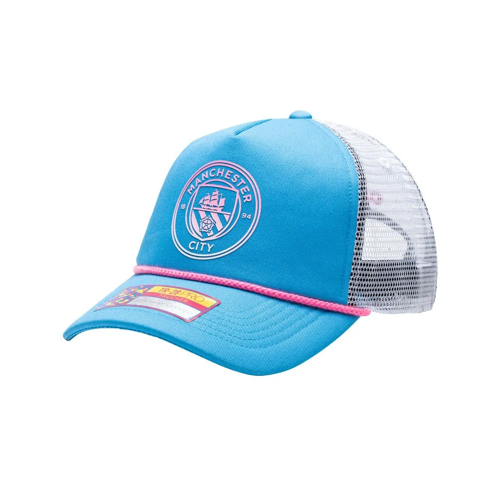 Fan Ink Manchester City Serve Trucker Hat