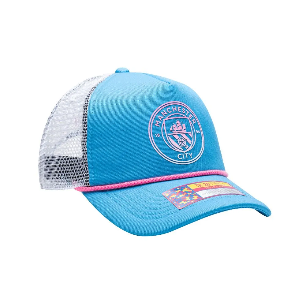 Fan Ink Manchester City Serve Trucker Hat