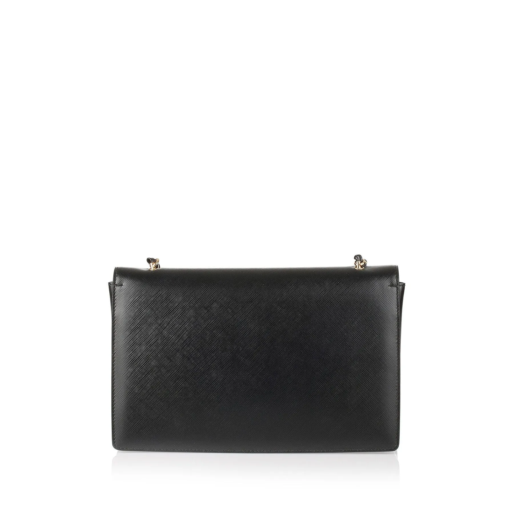 Ferragamo Ginny black leather shoulder bag