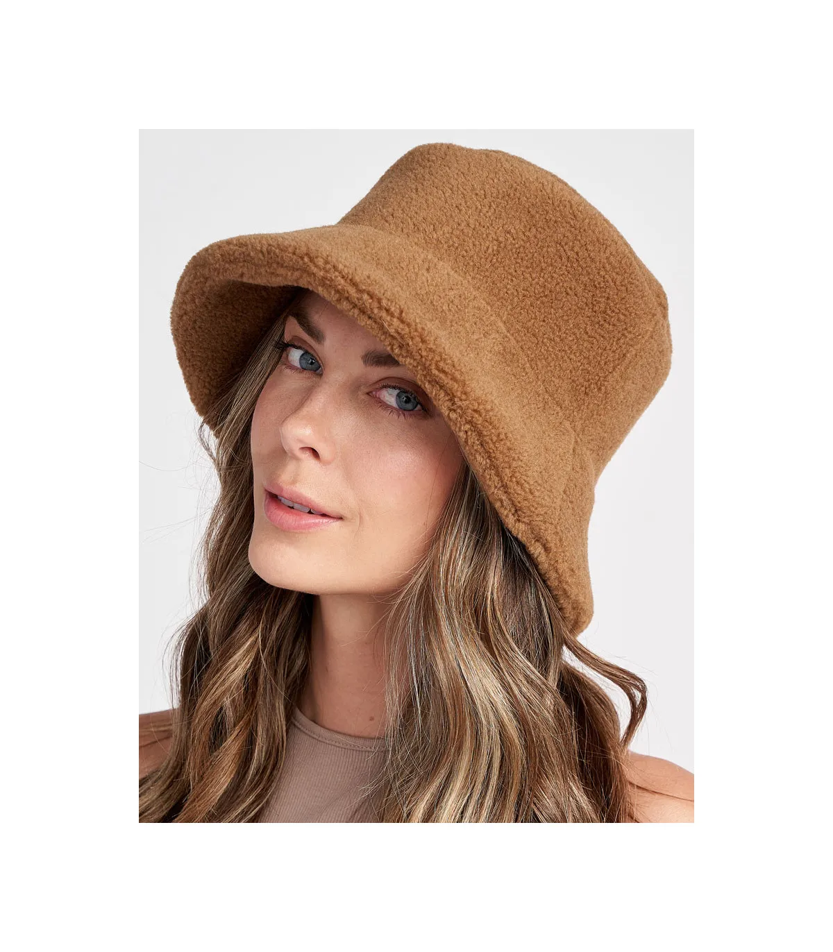 Francesca Wool Bucket Hat in Brown: FurHatWorld.com