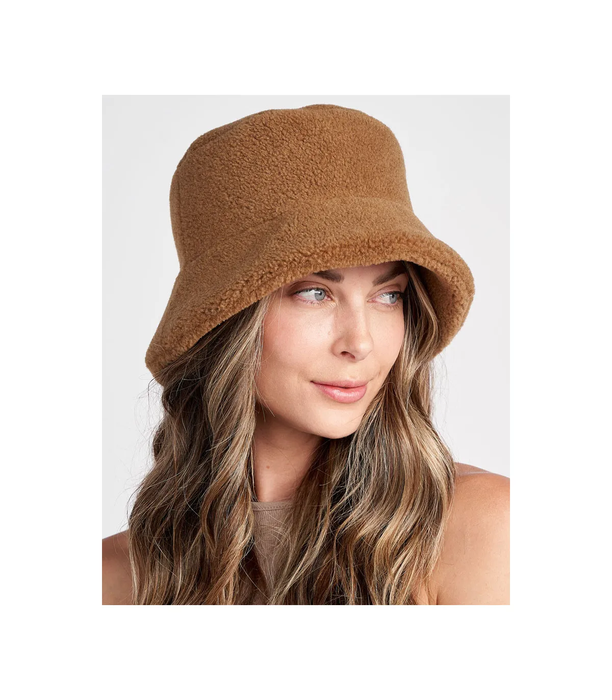 Francesca Wool Bucket Hat in Brown: FurHatWorld.com