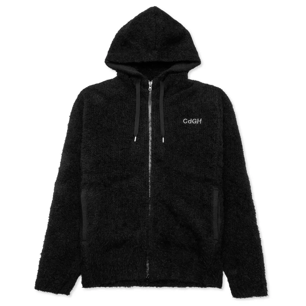 Full Zip Hoodie - Black