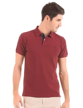 Gant Contrast Placket Pique Polo Shirt