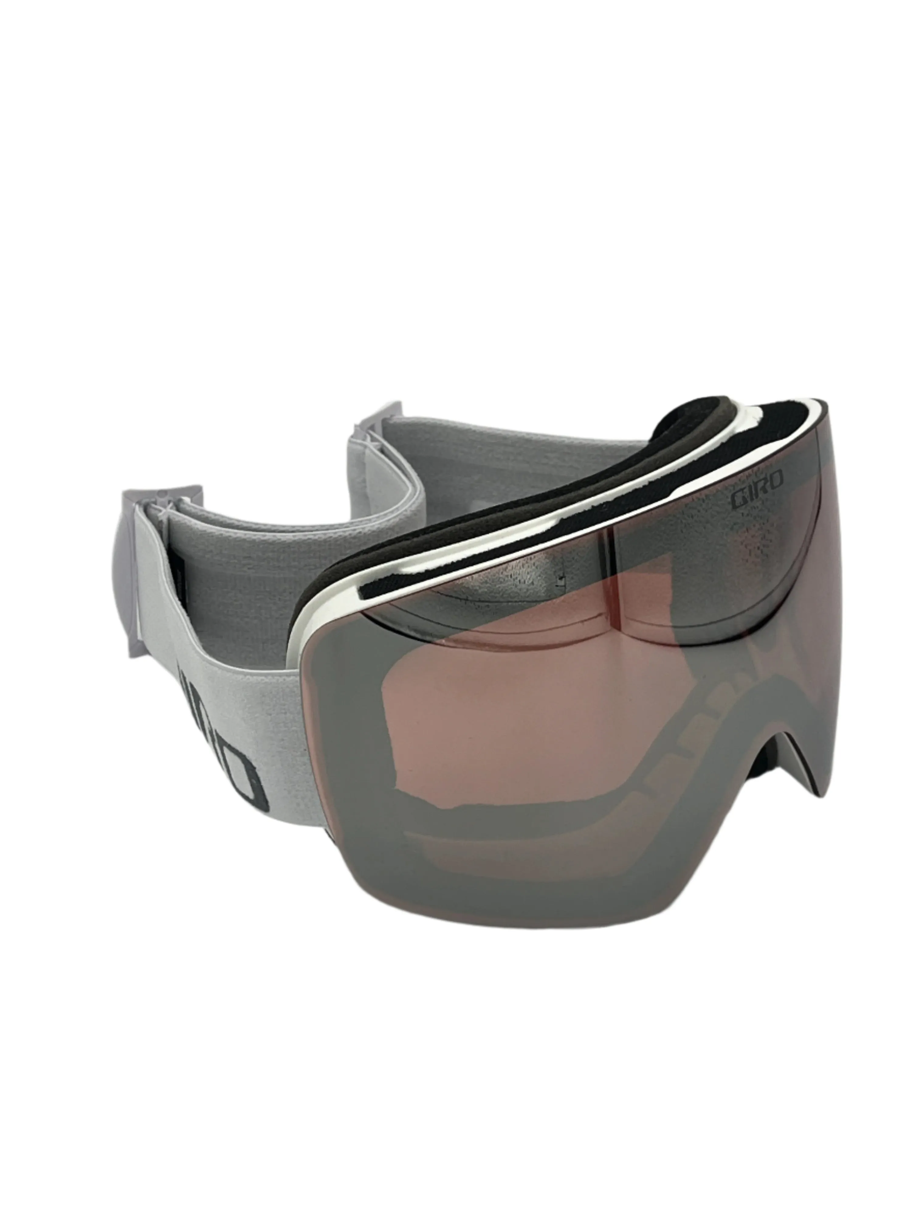 Giro Contour White Wordmark Goggles with Extra Low Light Lens