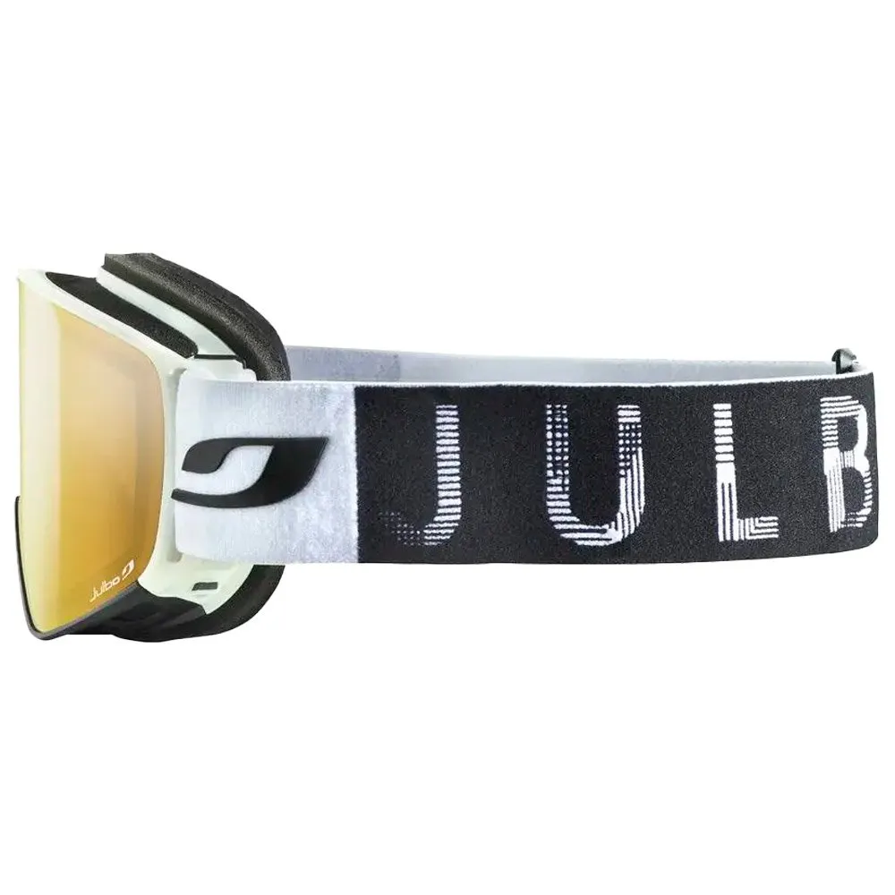 Goggles Julbo ---Cyrius Blanc Noir Reactiv Performance 2-4 Flash Or