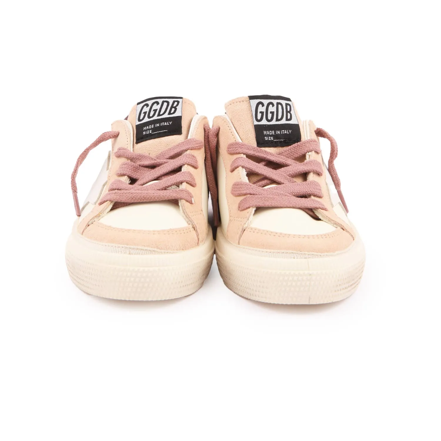 Golden Goose White, Pink And Purple May Sneakers For Girls