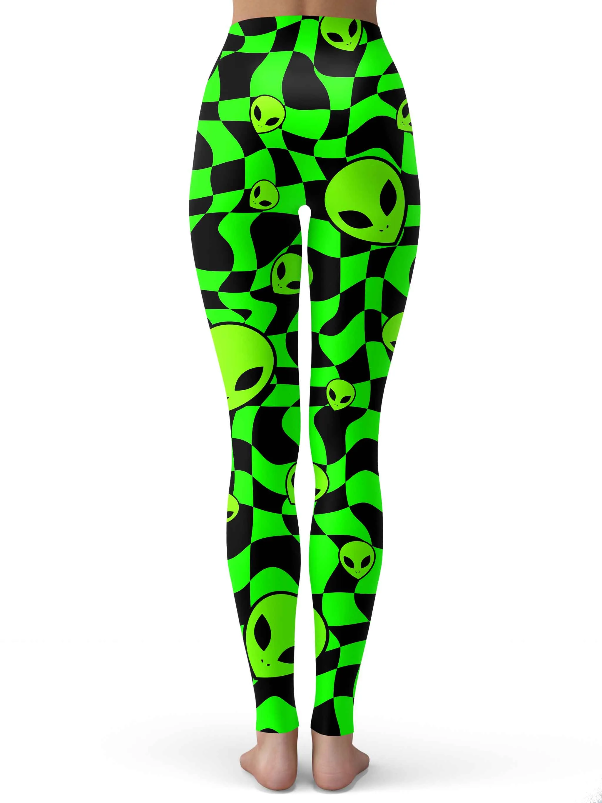 Green Aliens Leggings