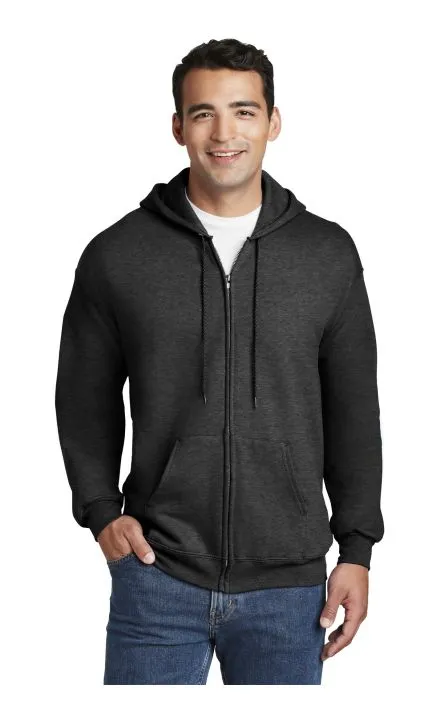 Hanes F283 Ultimate Cotton Full-Zip Hooded Sweatshirt