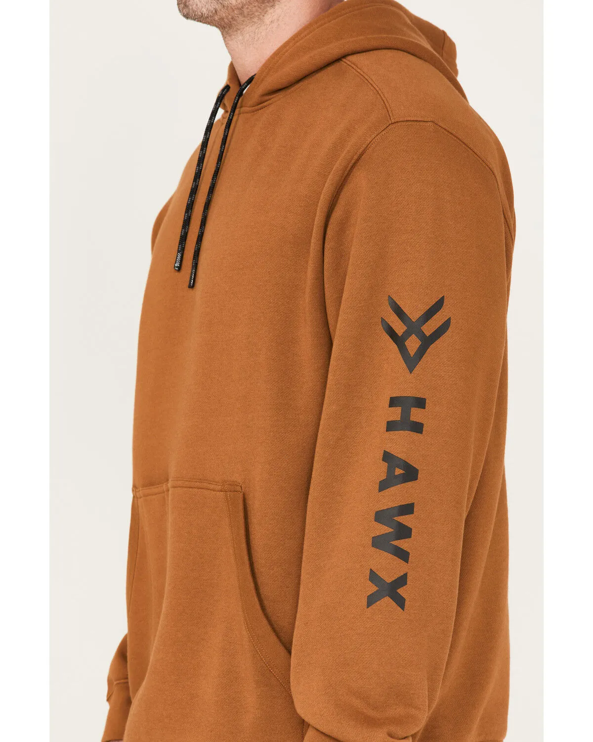 Hawx Men's Primo Logo Graphic Fleece Hooded Work Sweatshirt