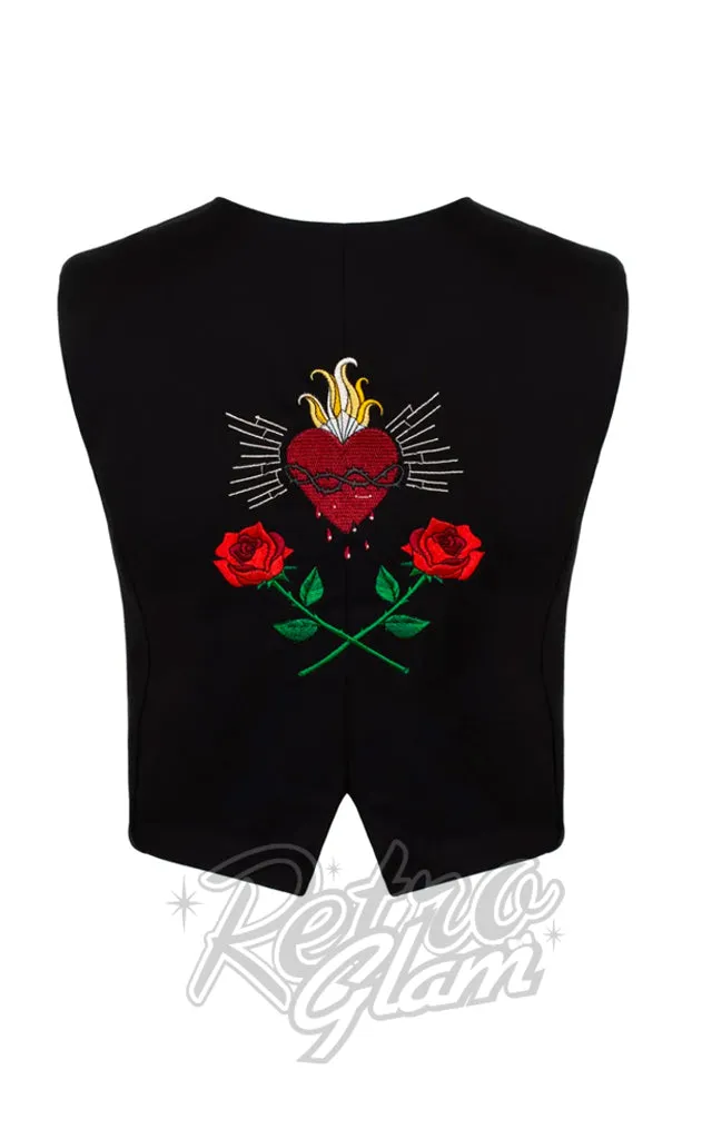 Hell Bunny Viva Maria Waistcoat