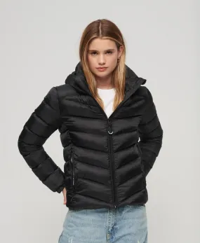 Hooded Fuji Padded Jacket | Black