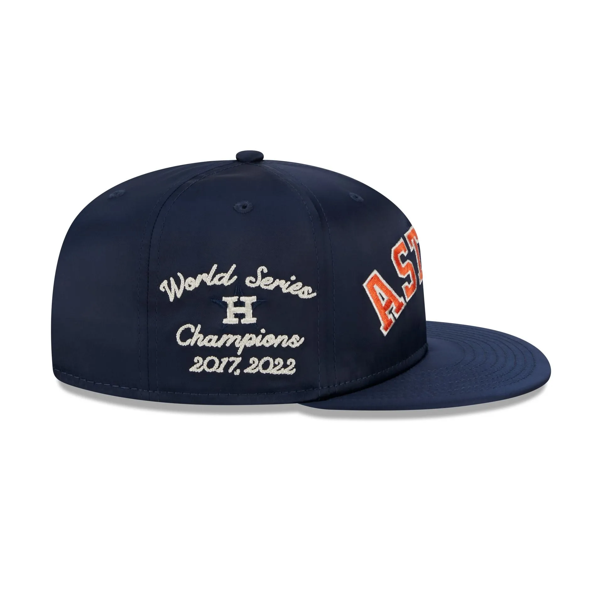 Houston Astros Satin Script 9FIFTY Snapback Hat