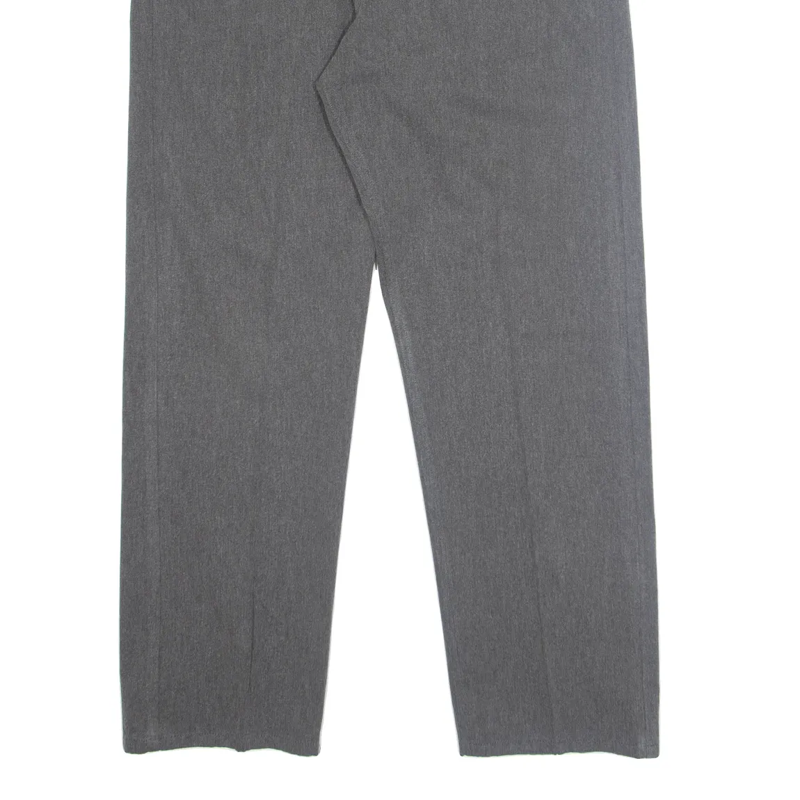 HUGO BOSS Workwear Mens Trousers Grey Regular Straight W36 L30