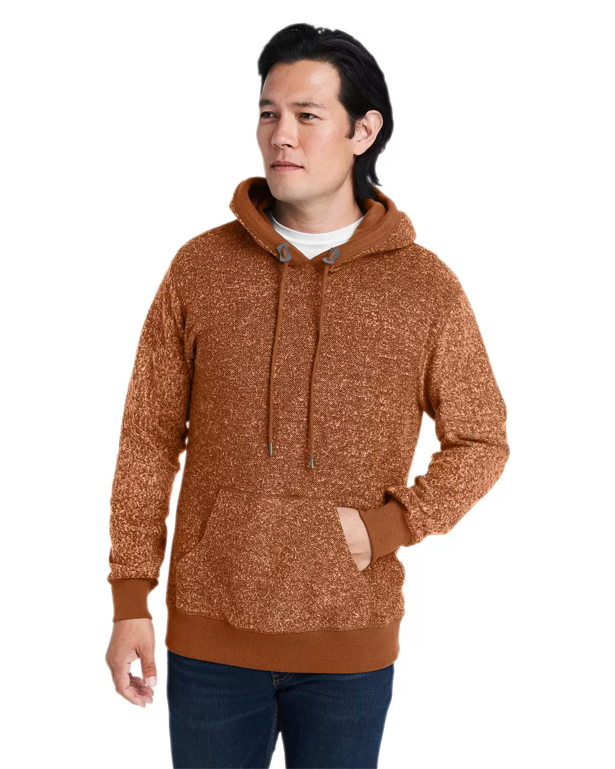 J America 8711 Aspen Fleece Hooded Sweatshirt SKU: 8711