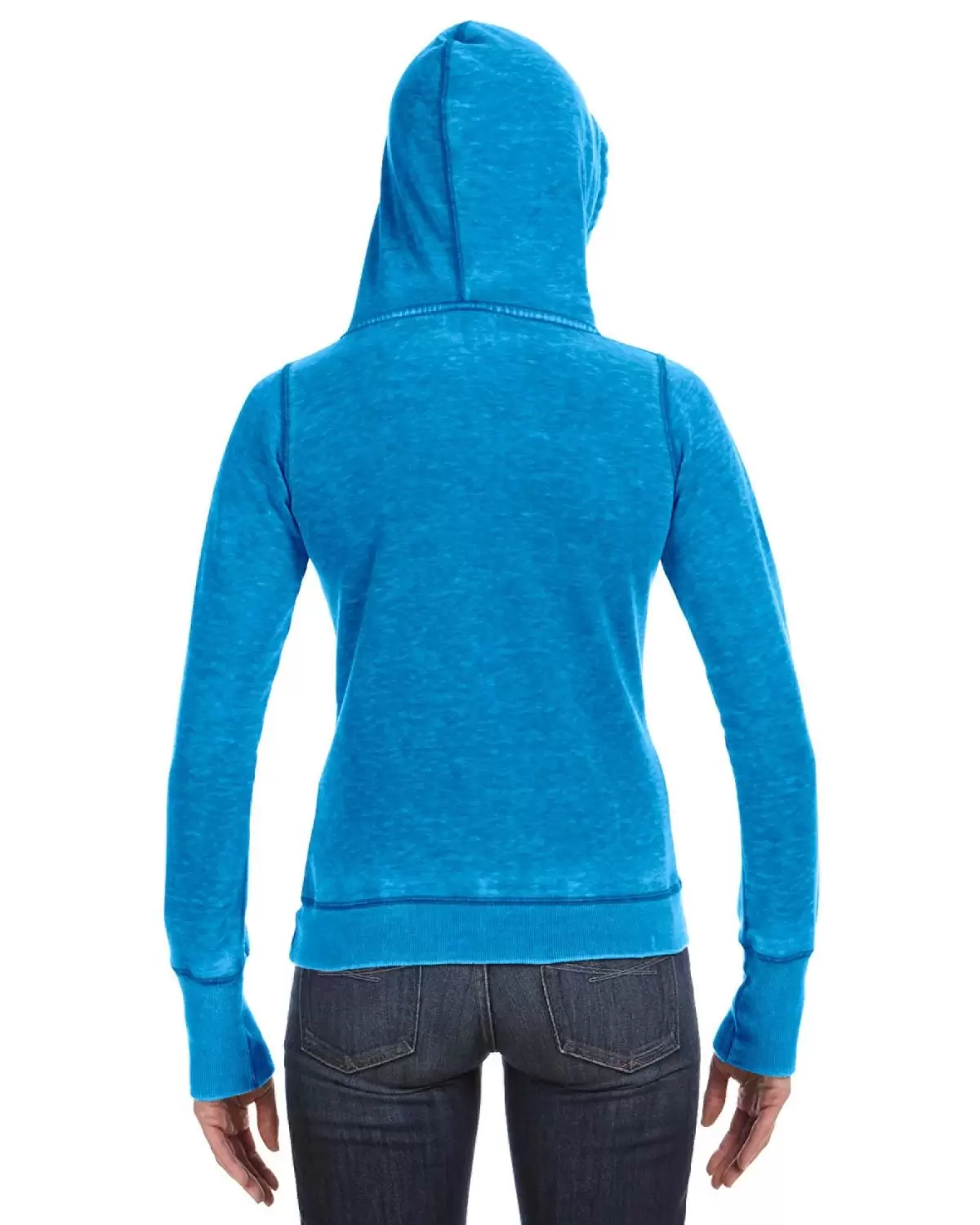 J8912 J-America Ladies' Vintage Zen Hooded Fleece SKU: J8912