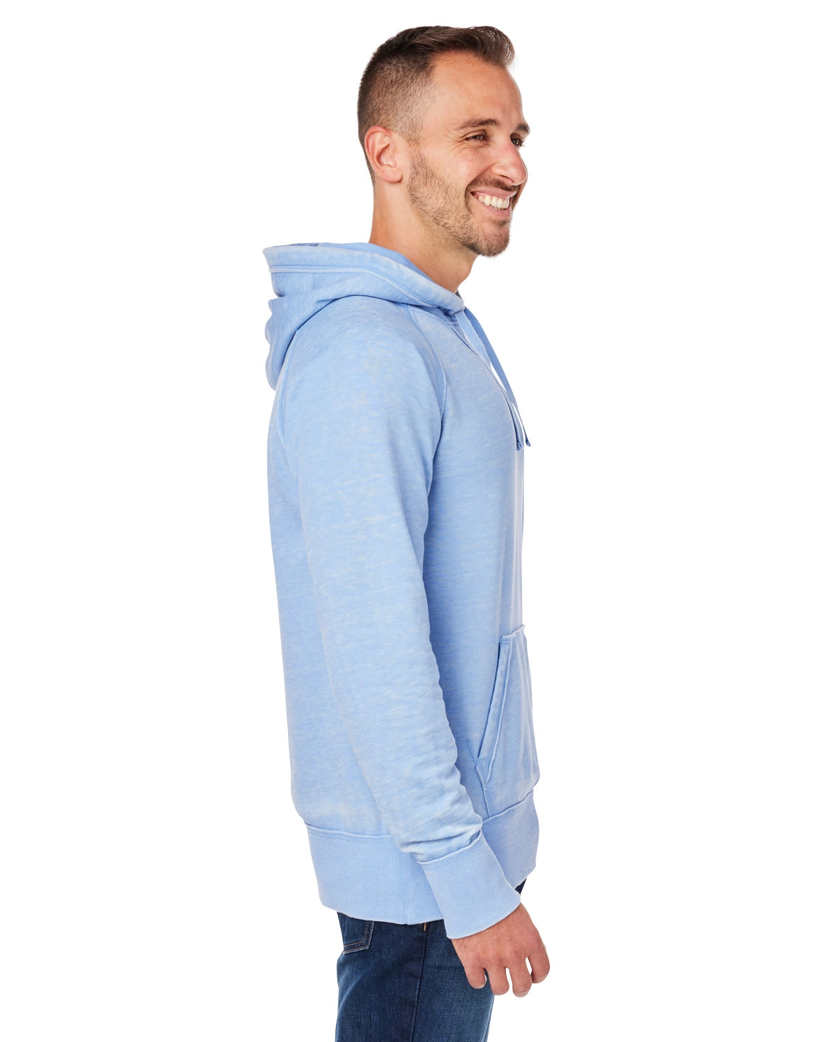 J8915 J-America Adult Vintage Zen Hooded Pullover Fleece SKU: J8915