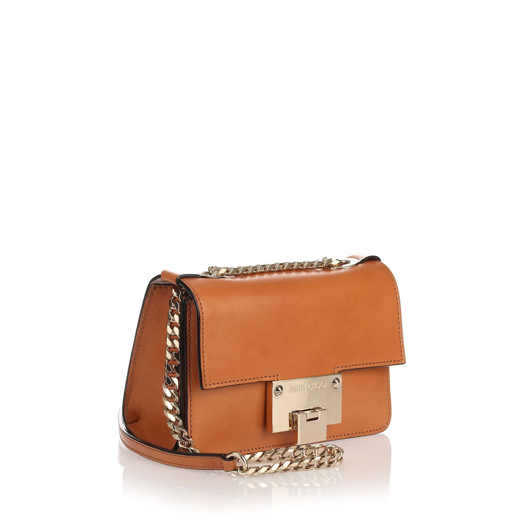 Jimmy Choo Rebel Soft Mini tan leather bag