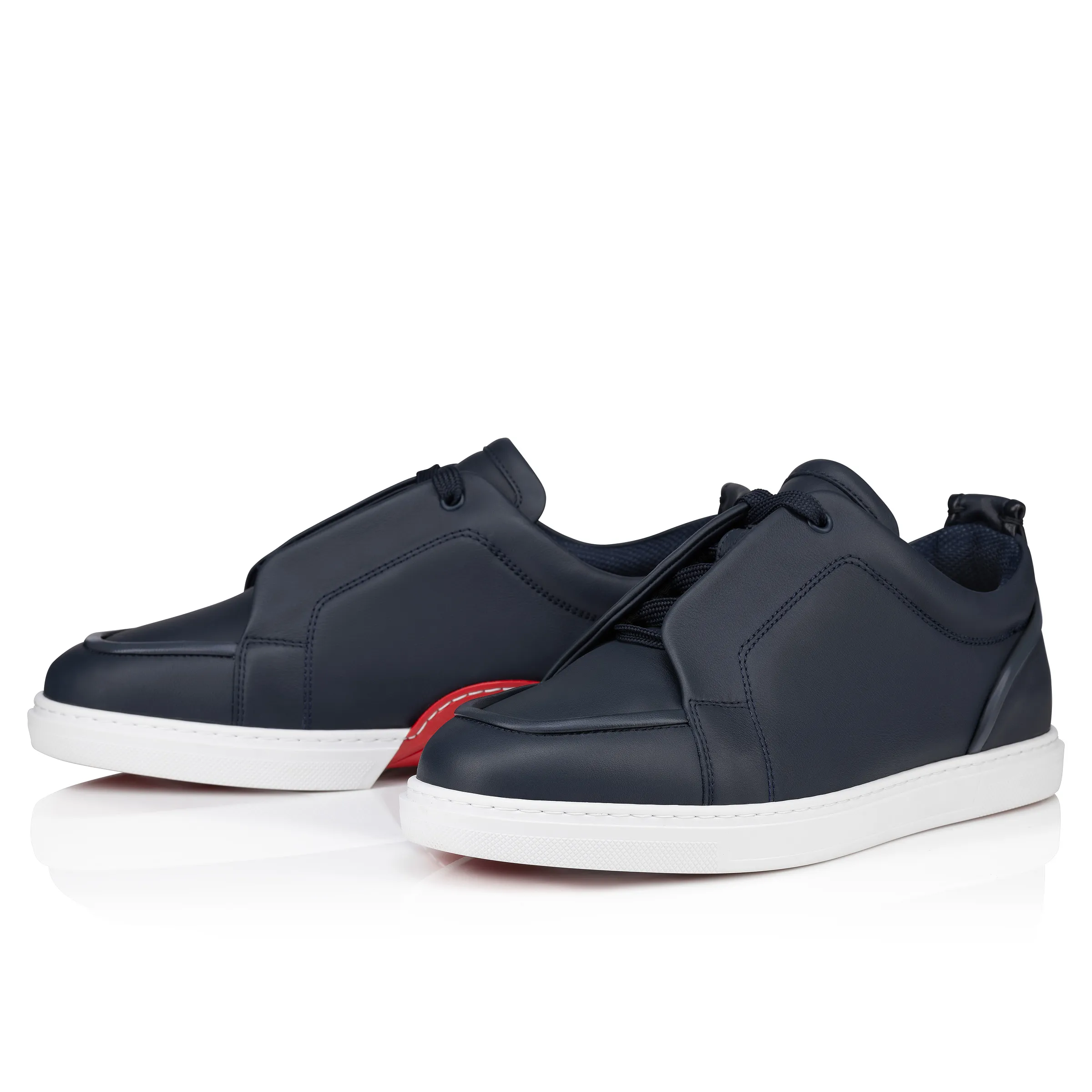 Jimmy Low-Top Sneakers - Calf leather - Marine - Men