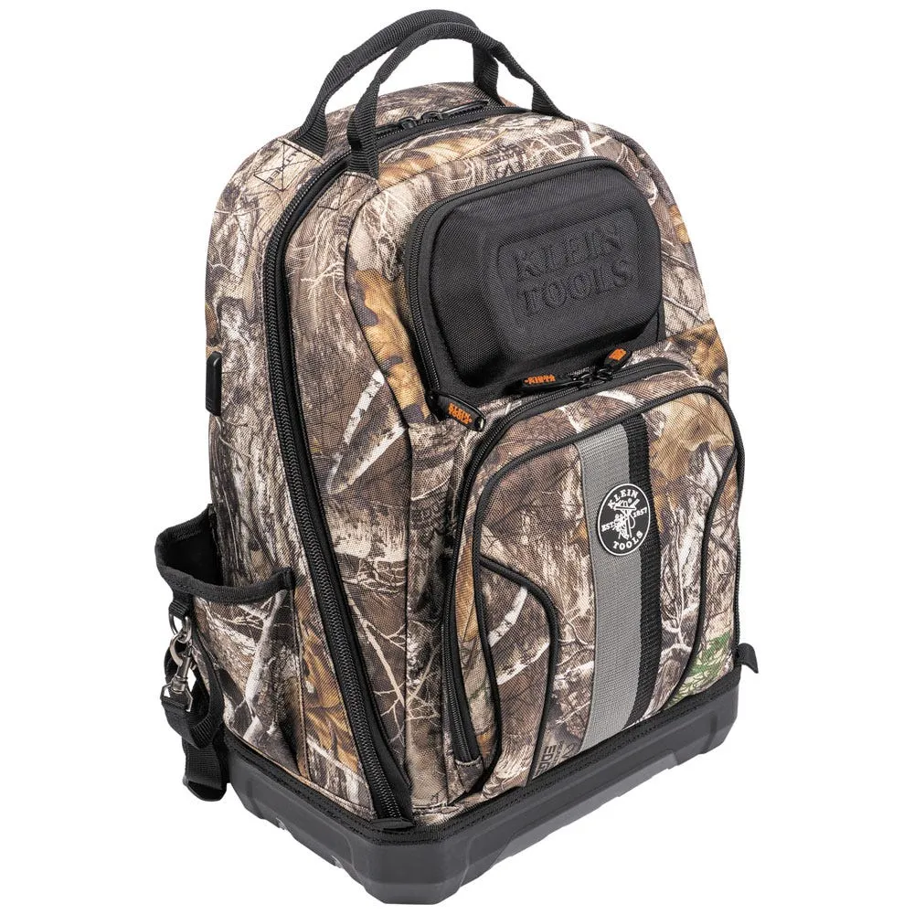 Klein Tradesman Pro XL Tool Bag Backpack, 40 Pockets, Camo 62800BPCAMO