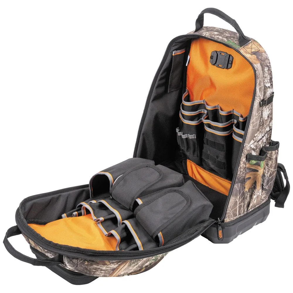 Klein Tradesman Pro XL Tool Bag Backpack, 40 Pockets, Camo 62800BPCAMO