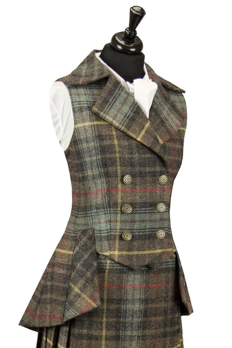 Lady Mary Waistcoat (Hunting Stewart Tweed-Tartan)