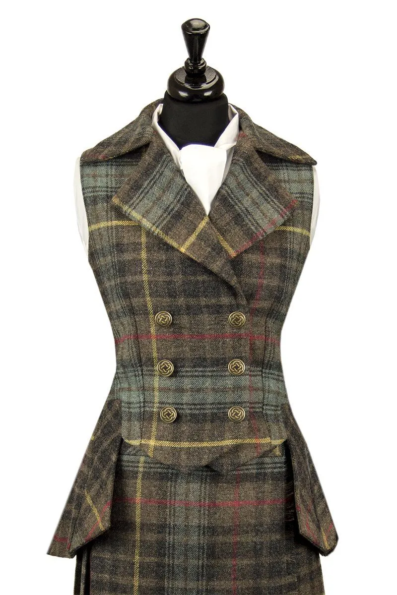 Lady Mary Waistcoat (Hunting Stewart Tweed-Tartan)