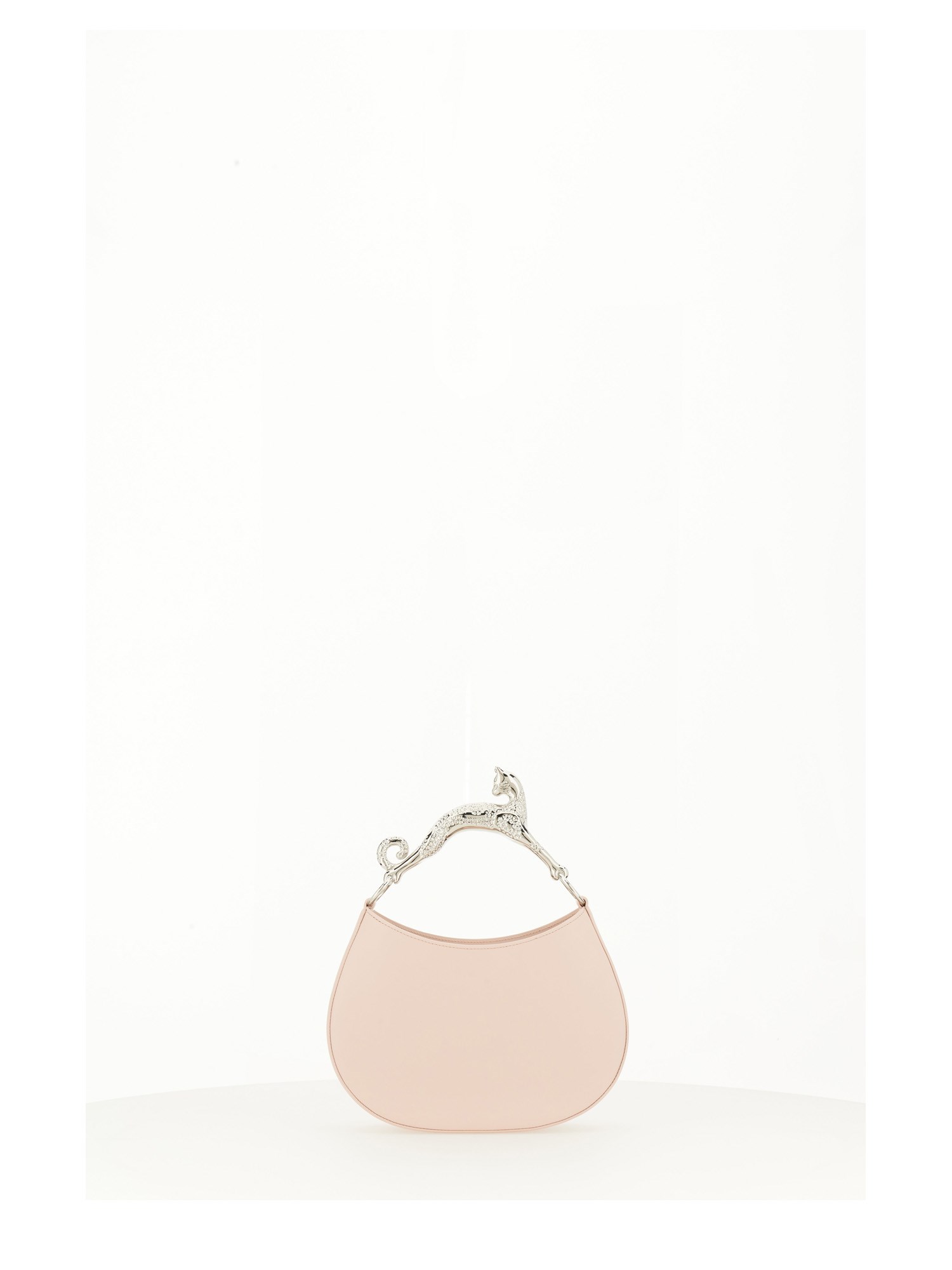 LANVIN    CAT SMALL LEATHER HOBO BAG