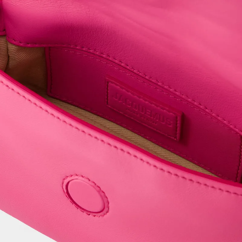 Le Petit Bambimou Bag - Jacquemus - Leather - Neon Pink