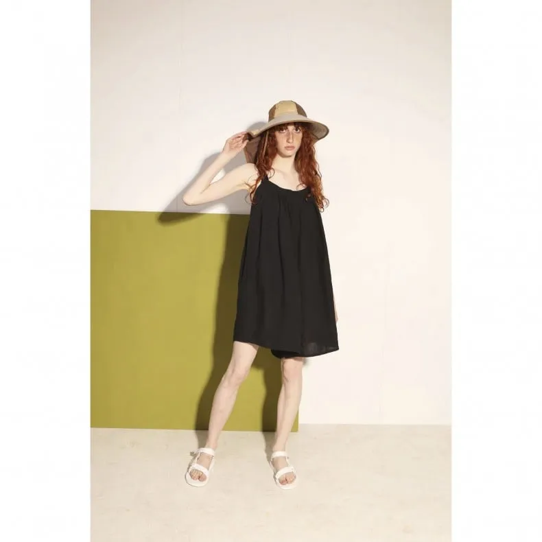 L.F.Markey Basic Linen Romper (Black)